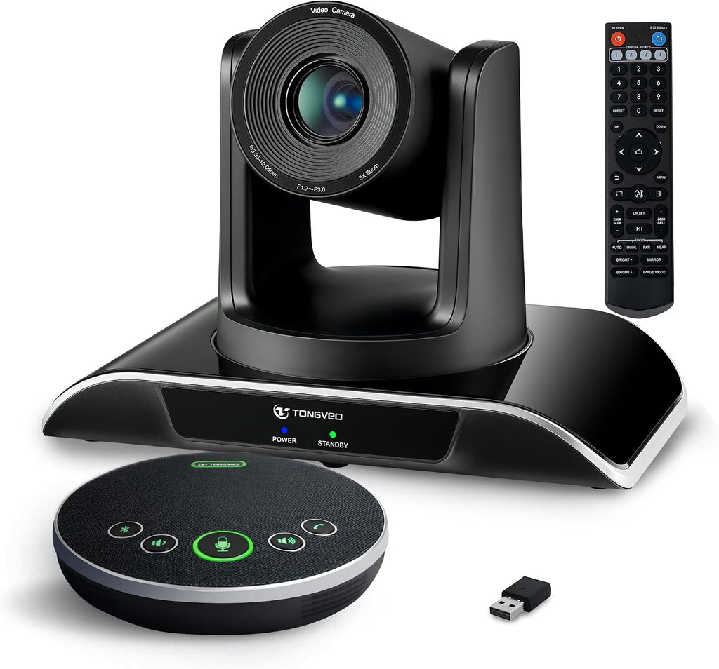 All-in-One Conference Room Video Camera System Al Auto-Tracking HD1080P 60fps 3X Optical Zoom USB3.0 HDMI PTZ Camera