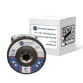 Benchmark Abrasives 4.5" x 7/8" Zirconia Type 29 Flap Discs, 80 Grit
