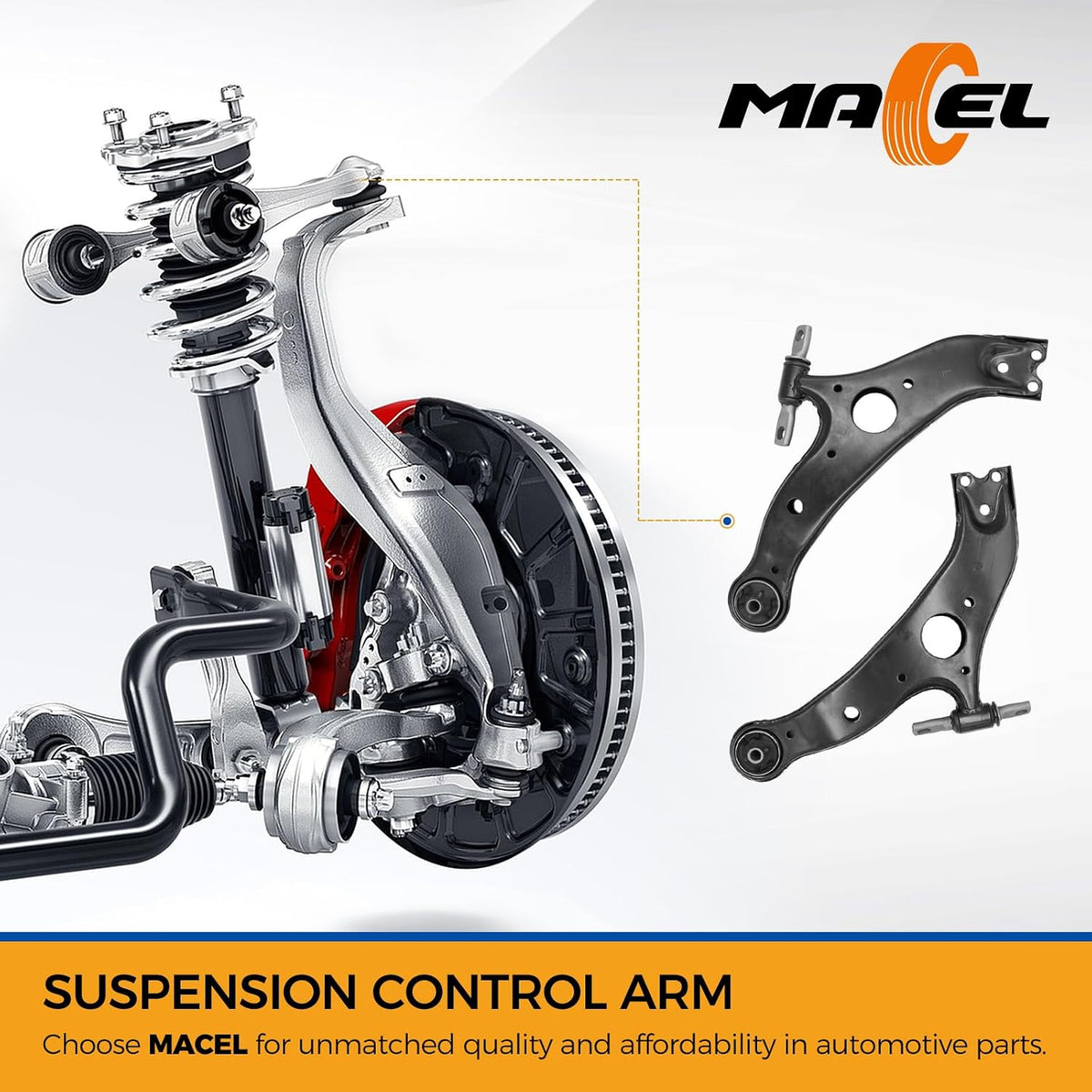 MS86169 MS86170 Front Lower Control Arm Suspension Kit Fit Toyota Sienna