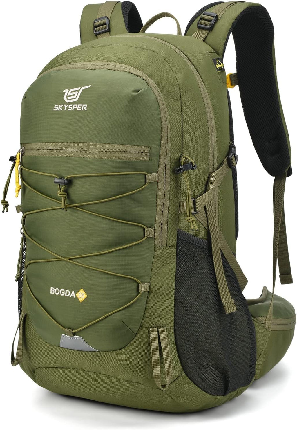 Hiking Backpack for Men Women, 35L Lightweight Travel Daypack, Outdoor Camping Back Pack with Multiple Compartments