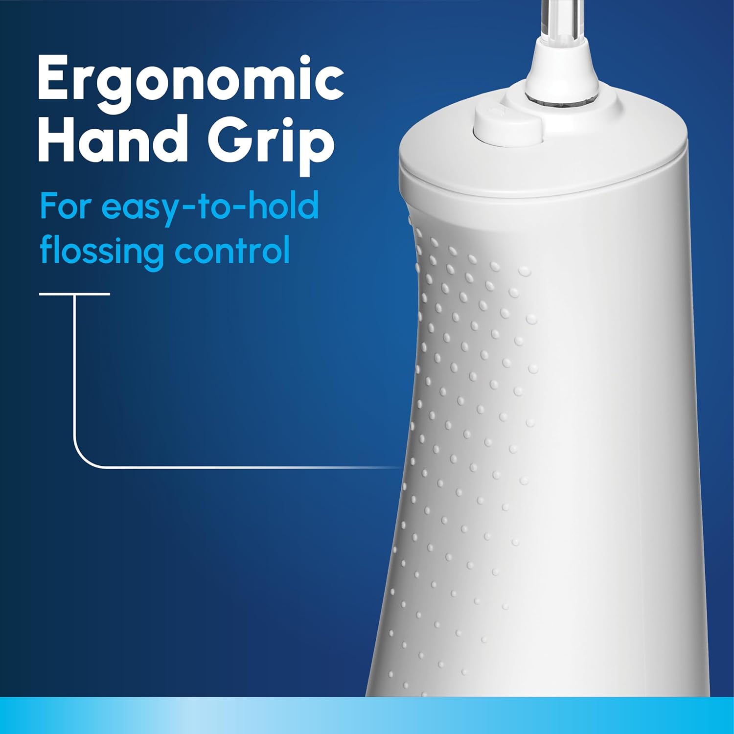 Cordless Pulse 3100 Rechargeable Portable Water Flosser for Teeth, Gums, Braces Care and Travel with 2 Flossing Tips
