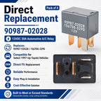 (Pack of 4) Relay 90987-02028 156700-3290