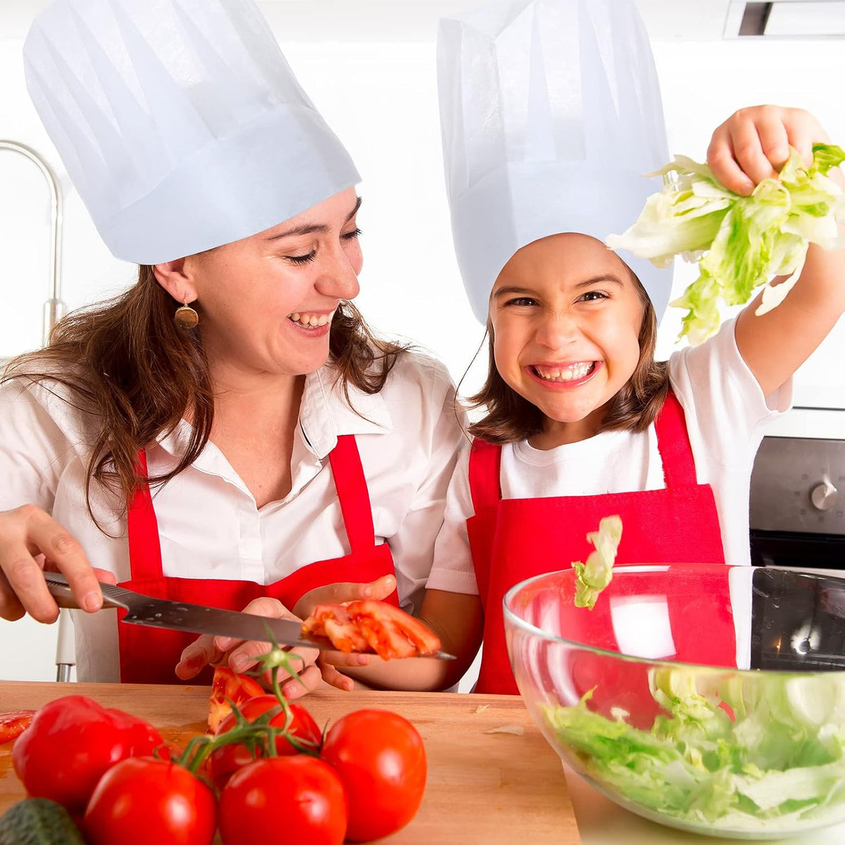150 Pack Kids Chef Hat Bulk Non-woven