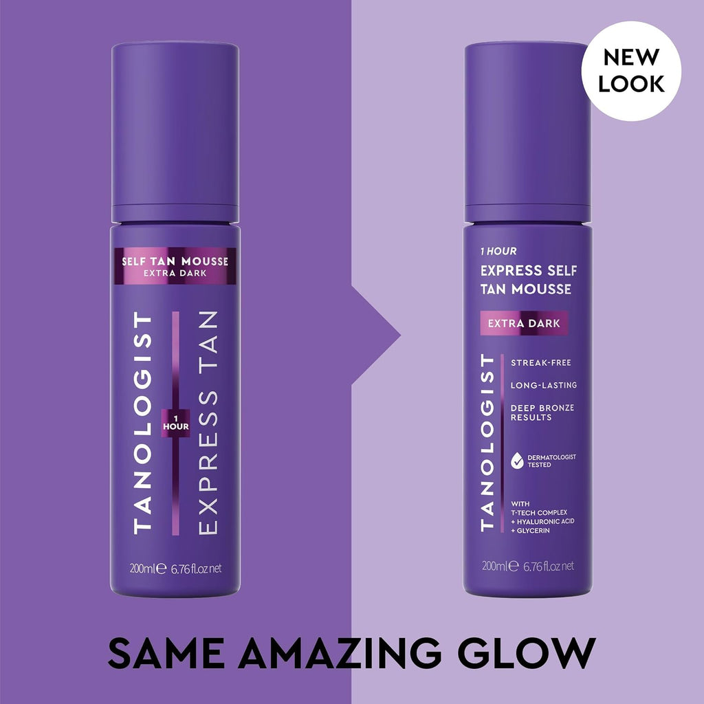 Self Tanner Mousse, Extra Dark Self Tan Mousse, 6.76 Fl Oz | Self tanner for summer, quick-dry mousse, express tan