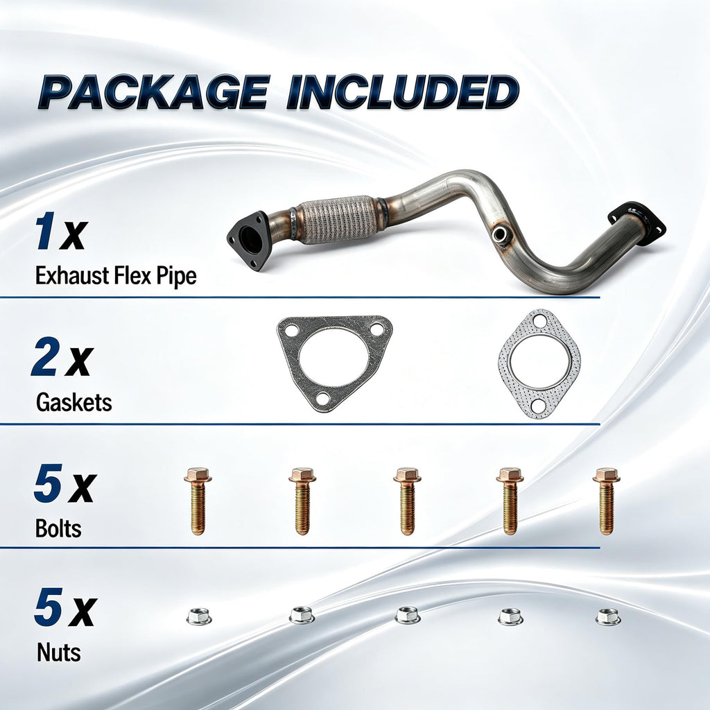 Exhaust Front Flex Pipe Compatible for 2012-2016 Chevry Sonic 2.4L 53963