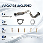 Exhaust Front Flex Pipe Compatible for 2012-2016 Chevry Sonic 2.4L 53963