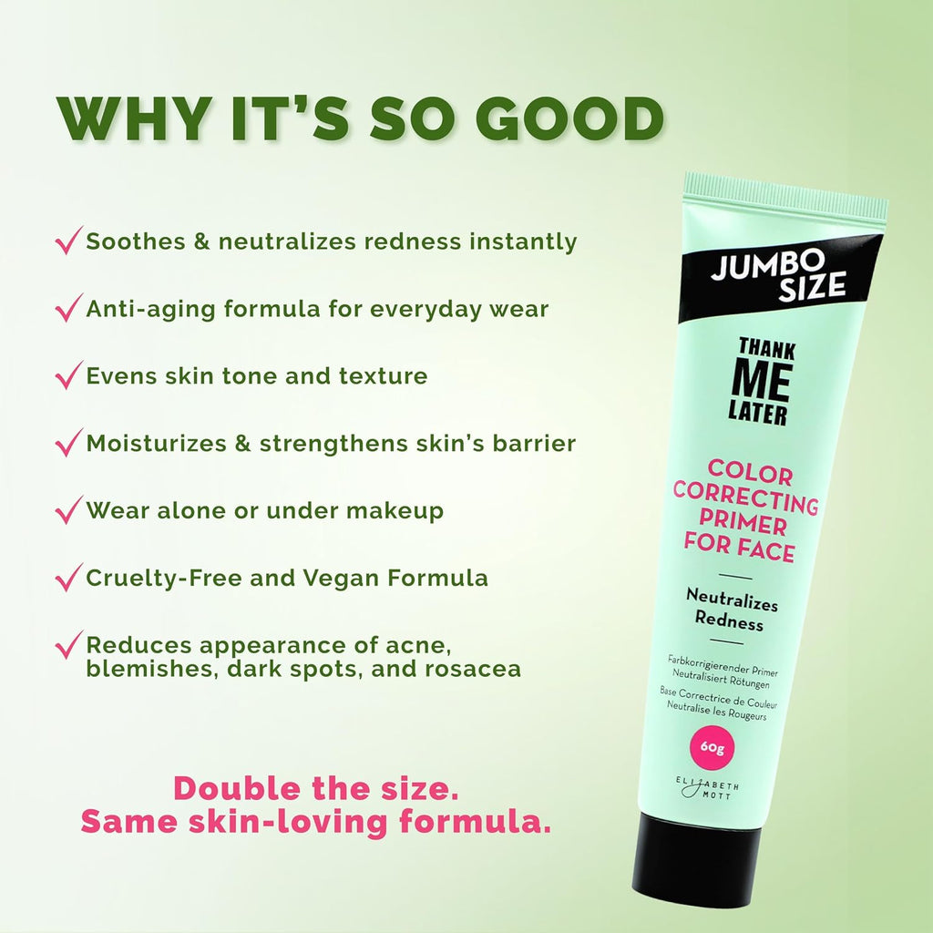 Thank Me Later Color Correcting Face Primer, 60g