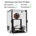 Transparent Enclosure for 3D Printer Resin Printer Enclosure Clear TPU Protective Cover Dustproof Tent With