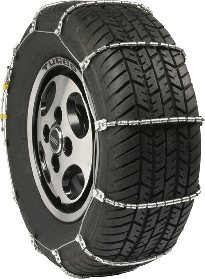SC1032 Radial Chain Cable Traction Tire Chain, Silver, Set of 2