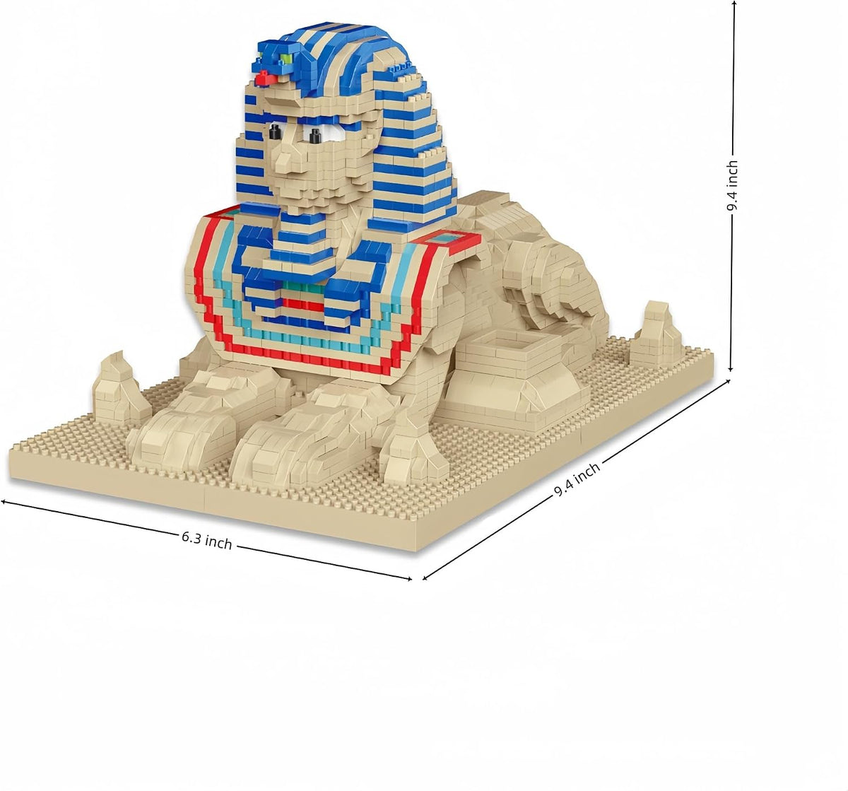 Sphinx Model Building Micro Mini Bricks Blocks Toys