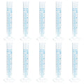 10 Pcs Plastic Graduated Measuring Cylinder 50ml, Lab Supplies