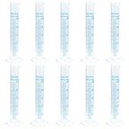 10 Pcs Plastic Graduated Measuring Cylinder 50ml, Lab Supplies