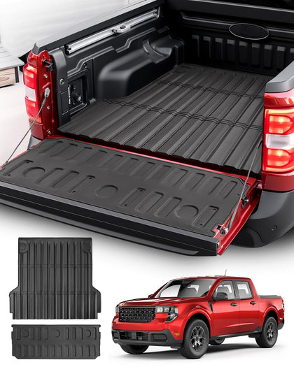 for Ford Maverick 2022-2026 Truck Bed Mat Tailgate Mat Floor Mats