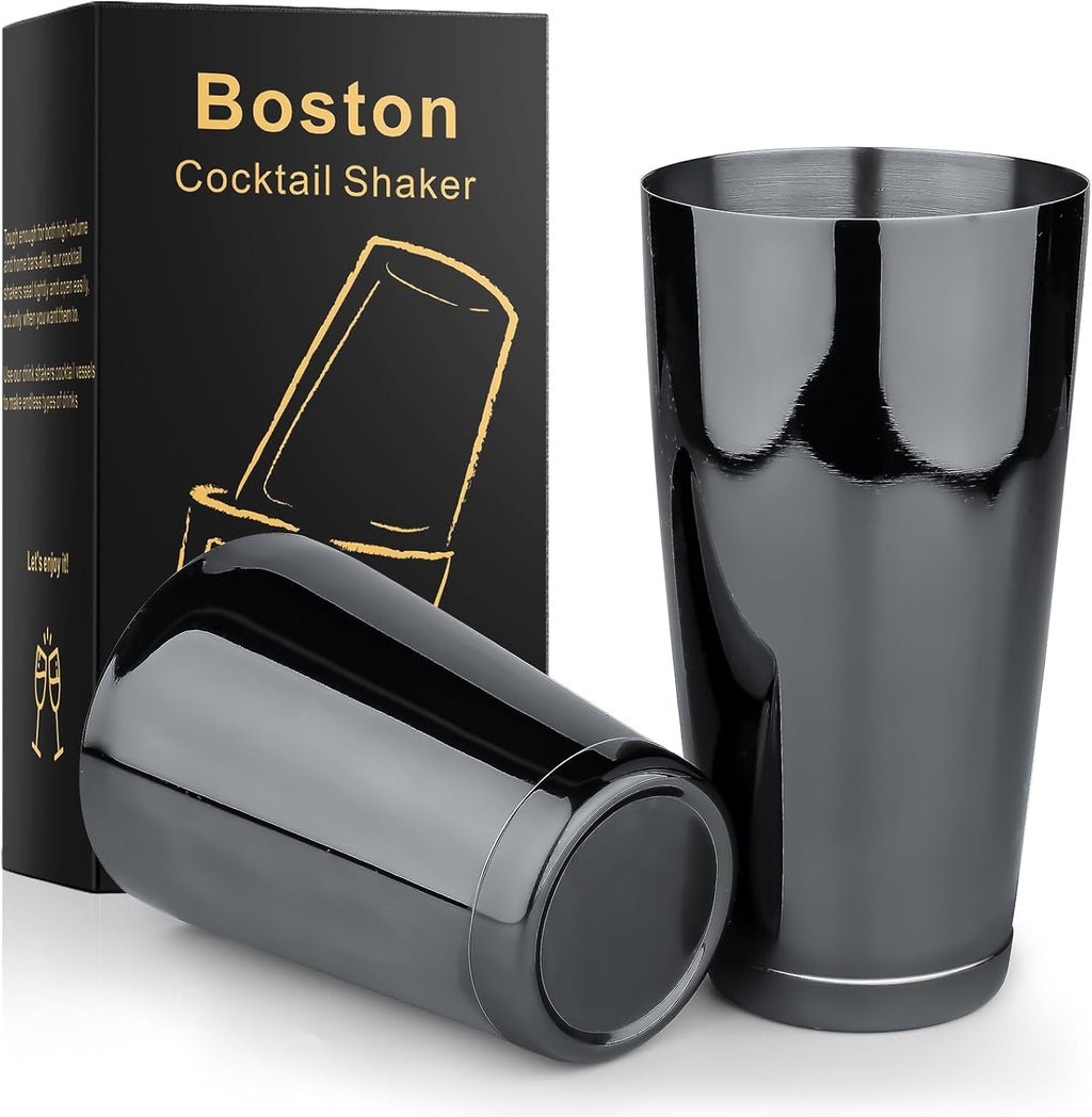 Stainless Steel Boston Shaker - 2-piece 18oz & 28oz Professional Bartender Cocktail Shaker Bartender Shaker Kit