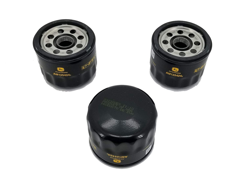 John Deere Original Equipment Package of Three Oil Filters - AM125424 (3)