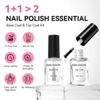 Base Coat and Top Coat, Quick Dry Nail Strengthening No Need Lamp