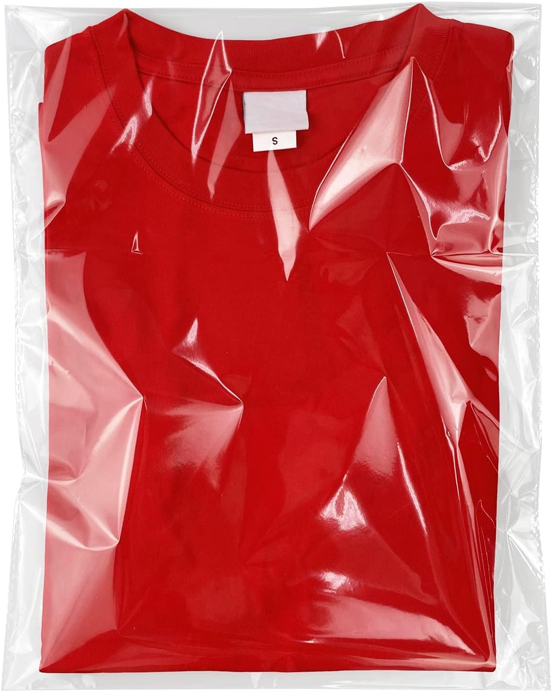Clear Self Sealing Cellophane Bags for Shirts, 10x14 Inch, 100 Pcs