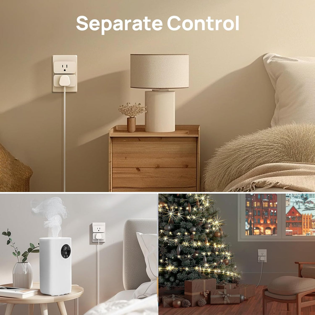 Matter Smart Plug, Work with Apple Home, Alexa, Siri, Google Home | Smart Outlet with Remote, Timer & Schedule