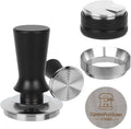 53mm Espresso Accessories Kit, Coffee Tamper & Distributor Tools | Includes Spring Loaded Tamper, Heavy-Duty Leveler