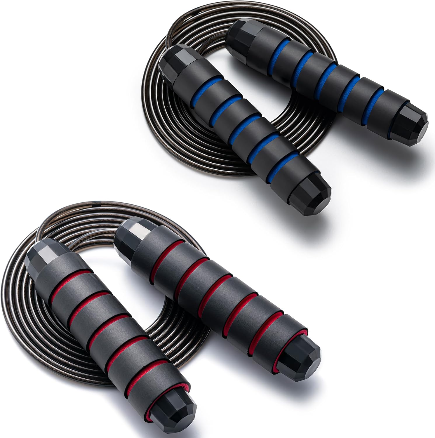 Jump Rope, Adjustable Jump Ropes,Skipping Rope Tangle-Free Rapid Speed with Ball Bearings for Women Men Kids,Exercise