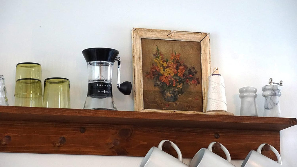 Handground Precision Manual Coffee Grinder: Conical Ceramic Burr Mill