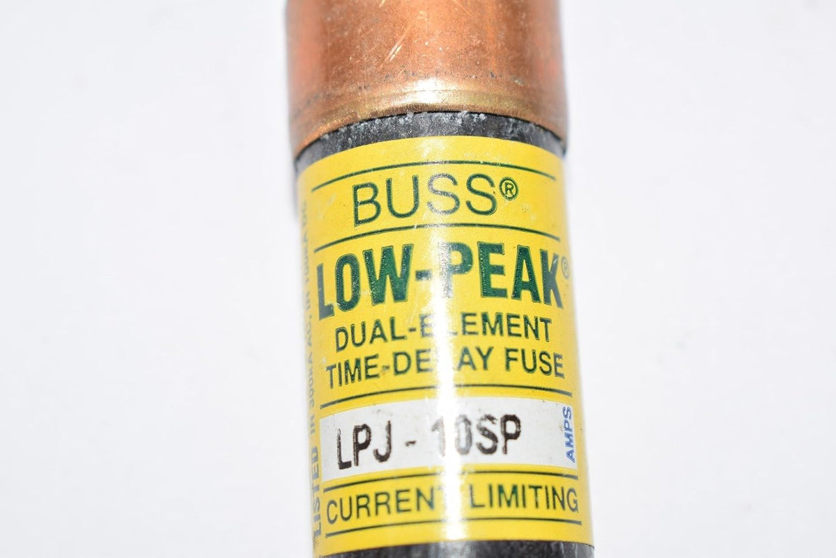 Cooper Bussmann LPJ-10SP (LPJ10SP), Fuse 10A 600V Time Delay Class J Dual Element