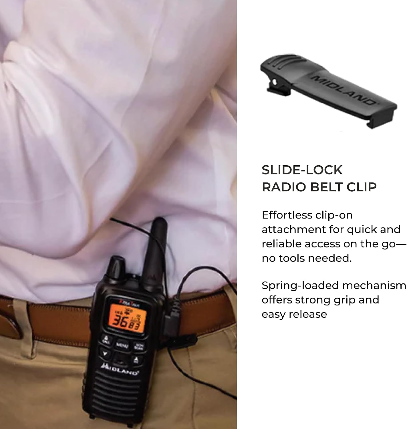 LXT600BB FRS Business Walkie Talkies - Long Range 36-Channel Two-Way Radios with Headsets and Charging Base, NOAA