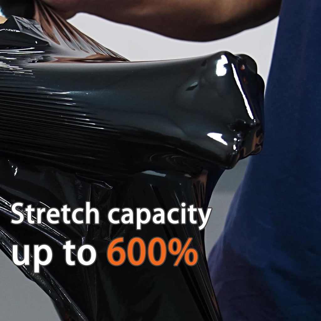 Stretch Film 12 in x 1000 ft Moving Wrapping Plastic Shrink Film Strength Stretch 80 Gauge Durable Industrial