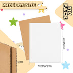 110 Pack 11 X 8.5 Inch White Cardboard Sheets