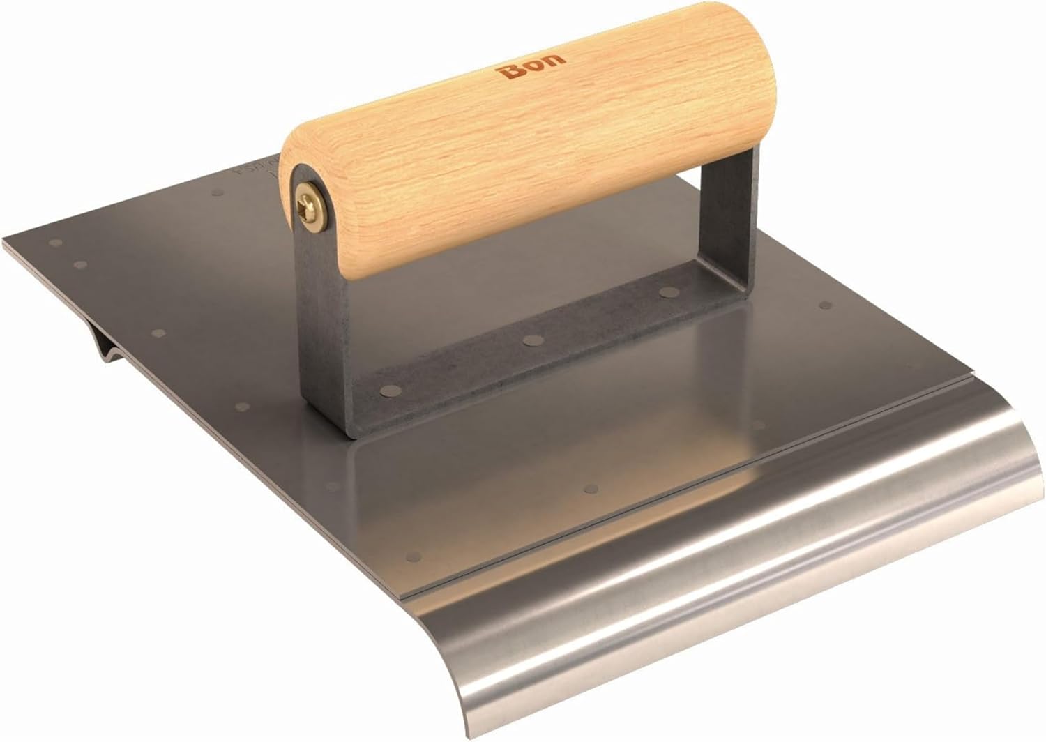Edger Groover Concrete Tool 6 in. x 8 in. 1/4 in. Bit 3/4 in. Radius Wood Wave Handle Combination Curb Edger and