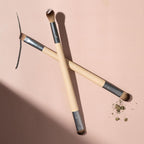 Enhancing Eye Brush Set, Makeup Brushes For Liquid, Cream & Powder Eyeshadow & Eye Liner Application, Dual-Sided &