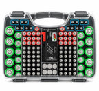 The Battery Organizer, Battery Storage Organizer Hinged Clear Cover with Locking Lid, Holds 180 Batteries, Includes a