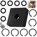 BLOLACDZ (6 Sets) 3/8" Impact Retaining Ring Clip Friction Ring with O-Ring