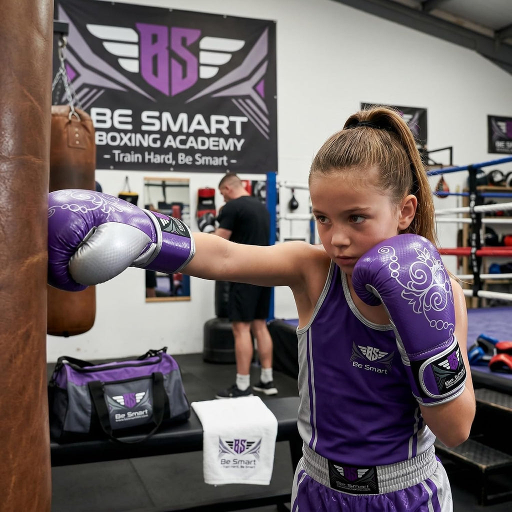 Kids Boxing Gloves 4-12 Years 4oz 6oz Training Gloves for Children Sparring Youth Boxing Gloves Junior Training Mitts