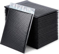 8.5x12in Black Bubble Mailers 25Pack Self-Seal Waterproof Padded Envelopes