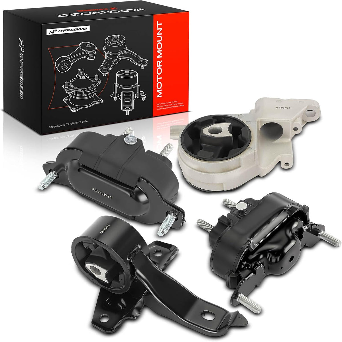 A-Premium Engine Motor Mount and Transmission Mount Kit, Set of 4