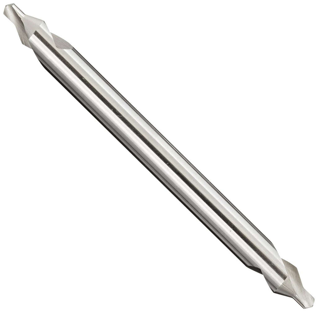 YG-1 D1C90 High Speed Steel Long Length Center Drill Bit, Uncoated (Bright), Slow Spiral, 60 Degree, 7/64" Diameter x 5" Length (Pack of 1)