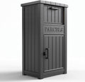 Package Delivery Box for Outside, Parcel Drop Box, Classic Black | Large, Lockable & Weatherproof, Anti-Theft
