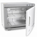 Premium Hot Towel Warmer, 23L Extra Large Capacity, Two Stainless Steel Racks, White
