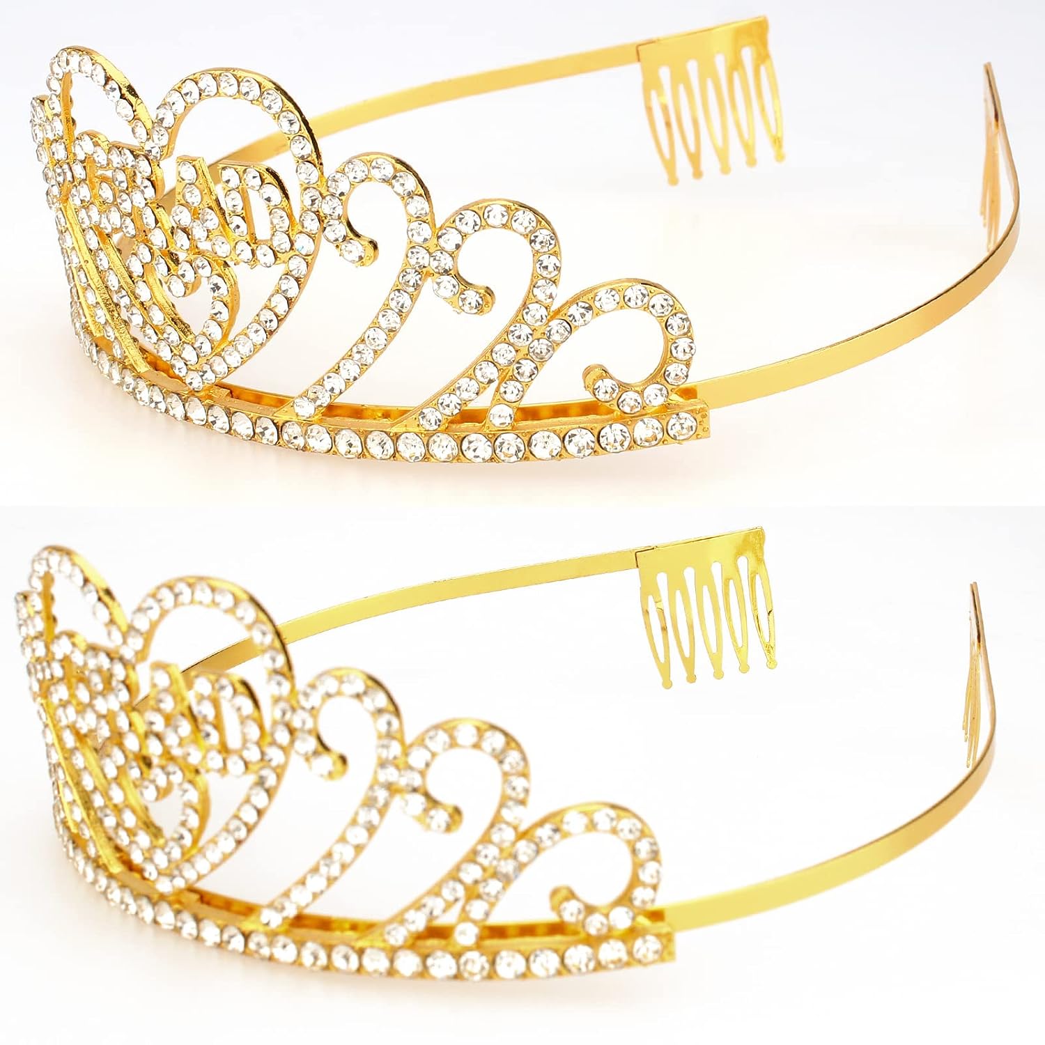 Gold Graduate Crown and Sash - Congratulations Grad Party Decorations 2026- Women's Grad Tiara and Sash