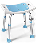 Shower Chair for Inside Shower, 400 lbs Adjustable Shower Stool with Suction Feet, Shower Seat for Inside Tub