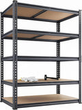 Shelving Unit, 2850LBS Heavy Duty Metal Shelves for Storage, 5-Tier Adjustable Boltless Storage Rack for Kitchen