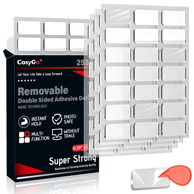 Large Mounting Putty No Trace, Museum Double Sided Tape Glue Adhesive Dots Clear Sticky Tack, Non-Toxic Picture