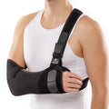 Duluxe Shoulder Immobilizer Arm Sling – Medical Sling with Adjustable Shoulder and Waist Straps for Torn Rotator