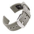 Canvas Quick Release Watch Bands (Ash Gray, 18mm)