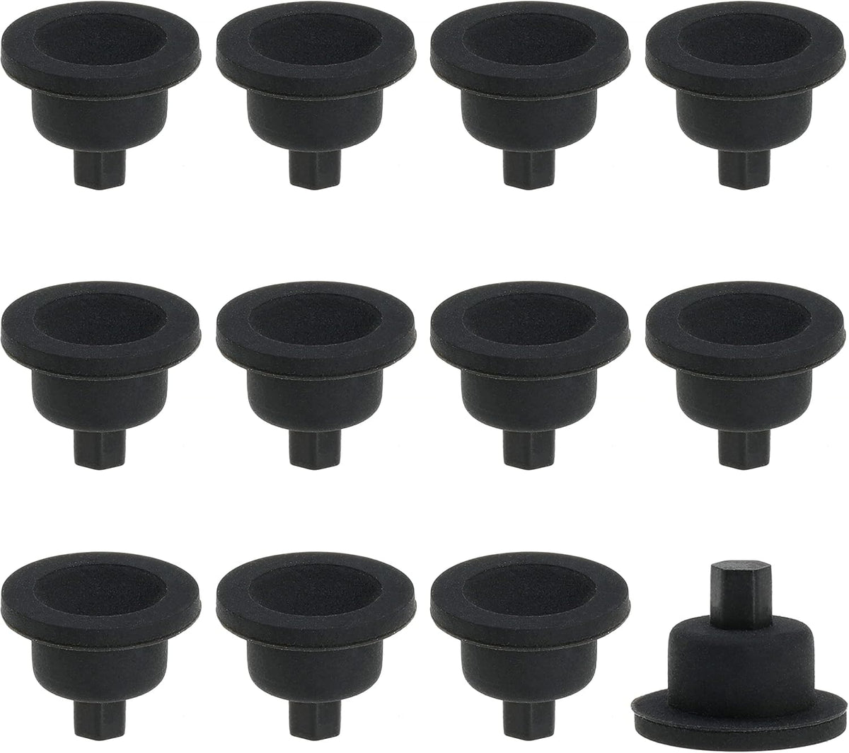 Stove Grate Rubber Feet Replacement for Wolf for Subzero Gas Cooktop Range Burner Rubber Grate Bumper Pads 12 Pack
