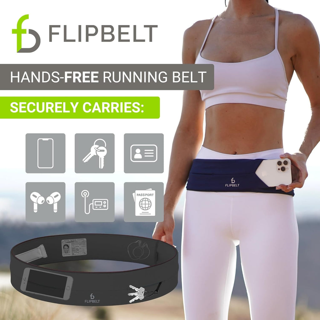 Classic Running Belt, Phone Holder for Running, Money Belt Pouch