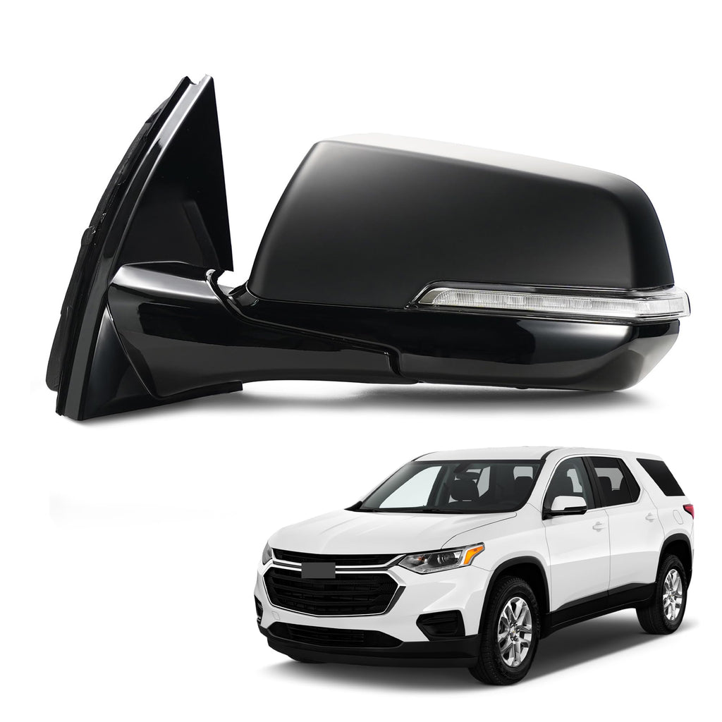 Left Driver Side Mirror Assembly For Chevy Traverse 2020‑2021