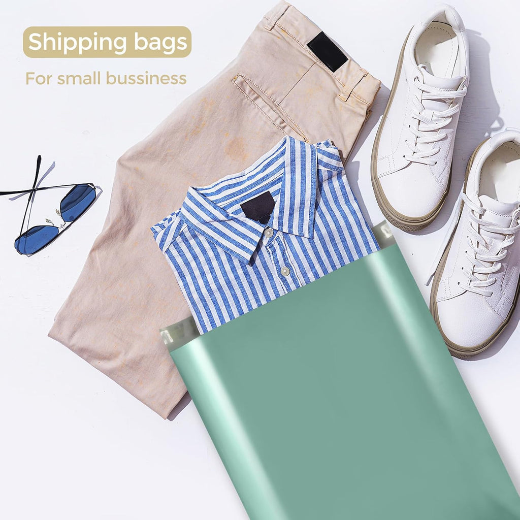 Poly Mailers Medium Shipping Bags for Clothing 12x15.5 50Pack