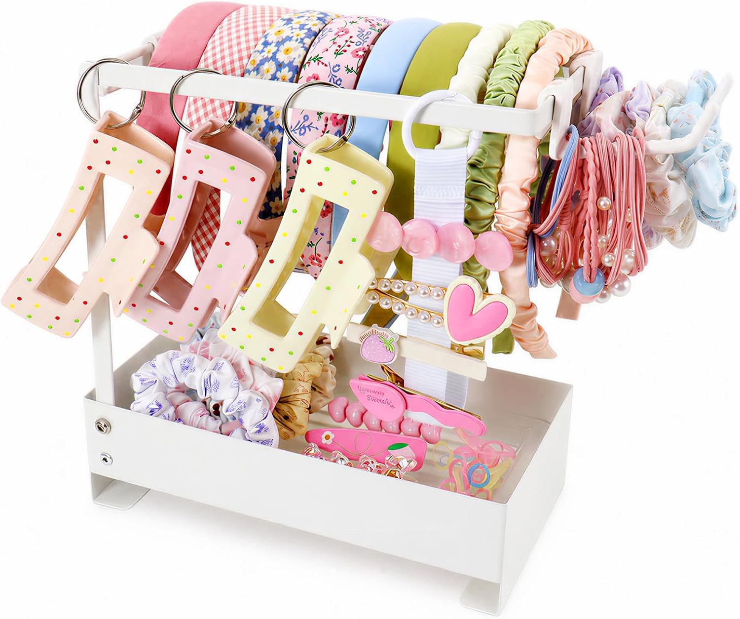 Girls Hair Accessories Organizer Headband Holder Storage for Hair Clip Tie | Hair Accessory Organizer Hair Stuff